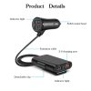 Smart QC3.0 Quick Car USB Charger With A Clip - Image 3